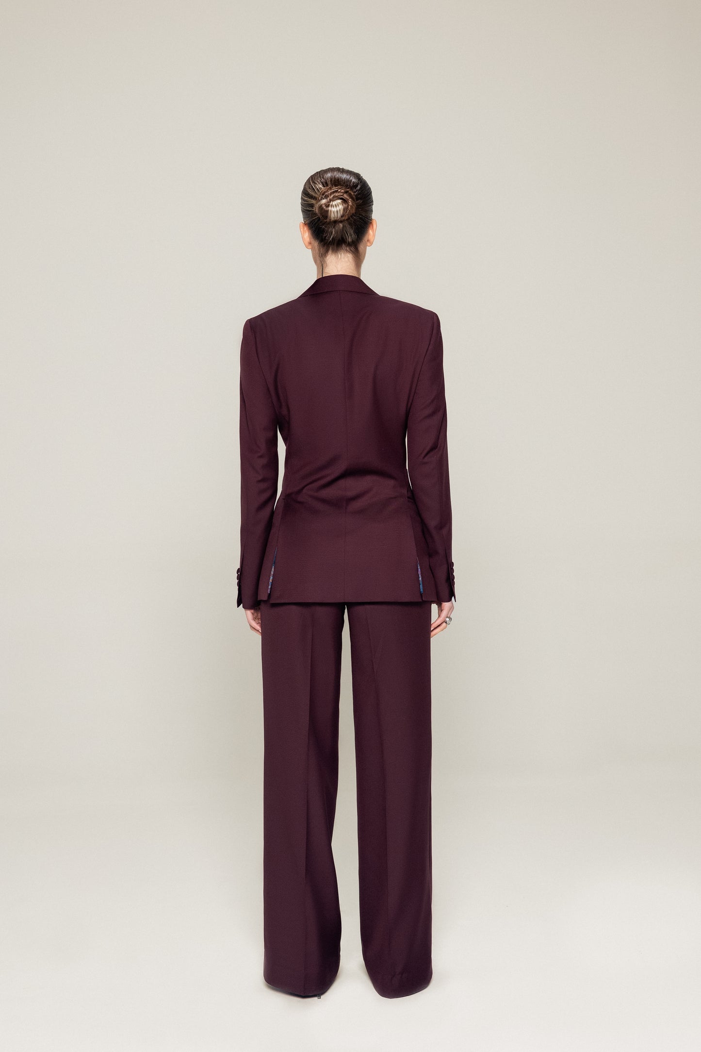 Tailored Burgundy Suit