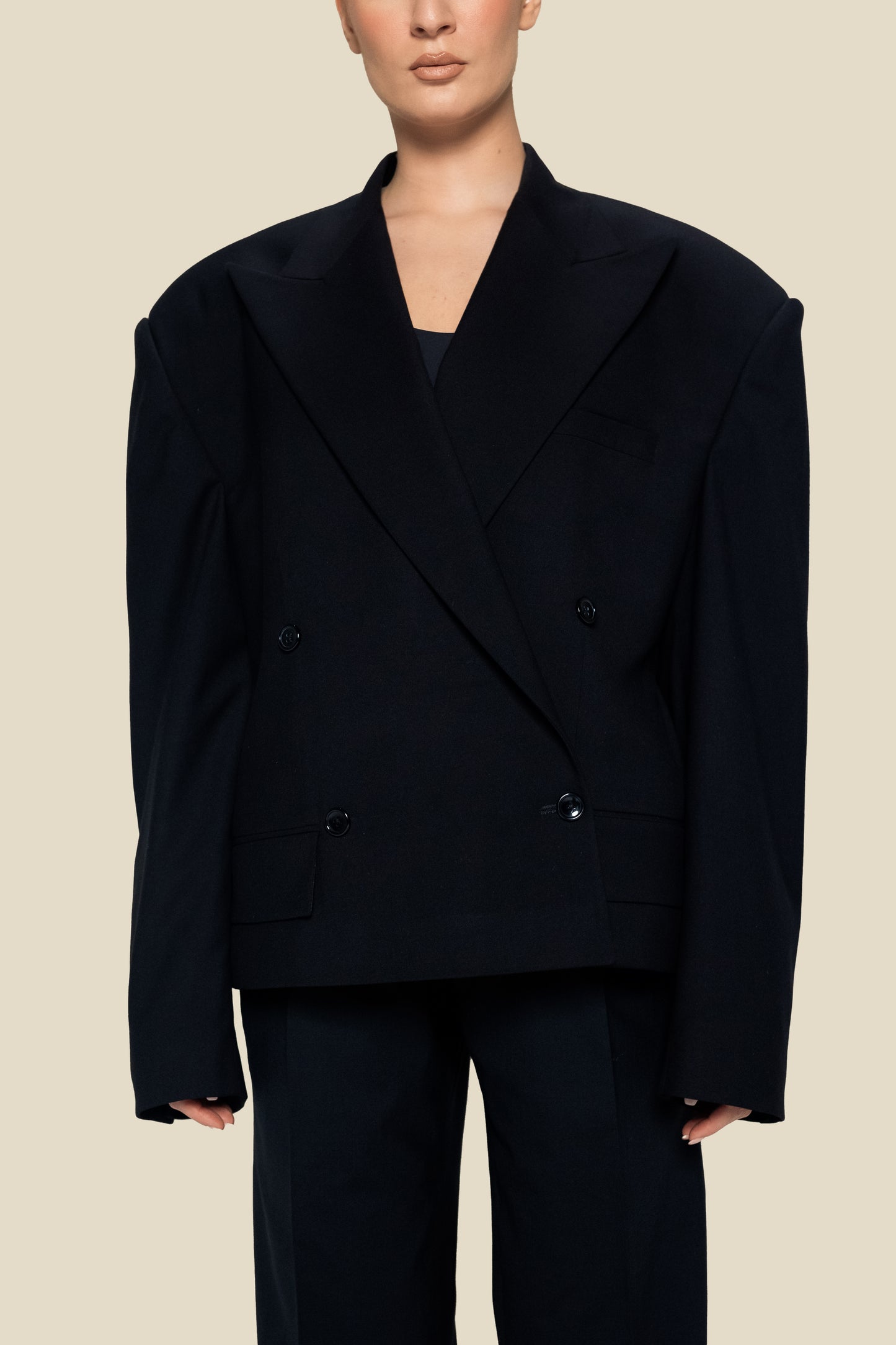 Croped Oversized Blazer