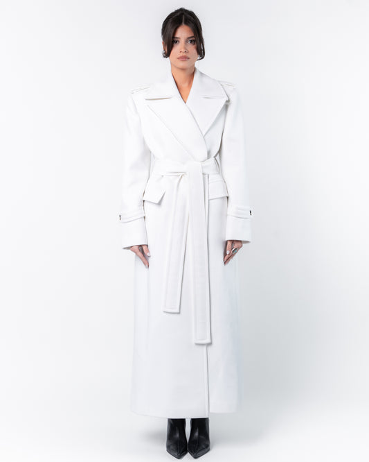 Adeline Coat - White