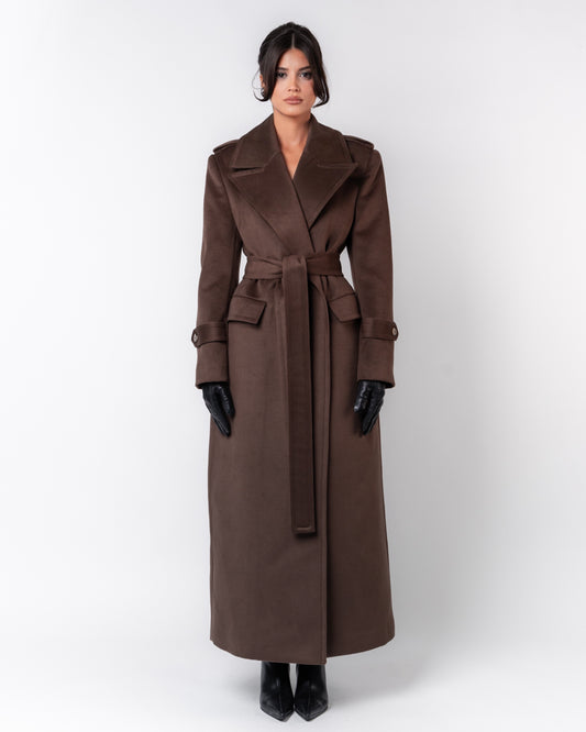 Adeline Coat - Brown